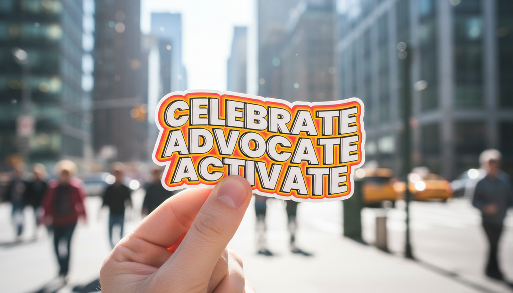 CELEBRATE STICKER
